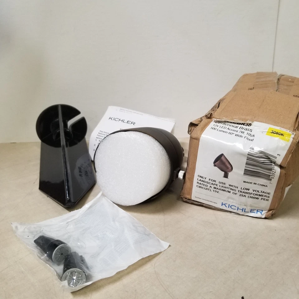 Kichler Lighting 16158CBR30 Landscape - 2.5W 3 LED Spot or Flood Accent Light - Image 1 of 4