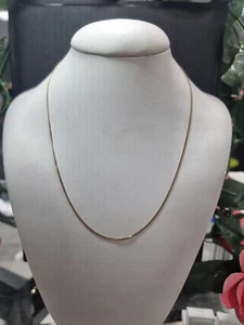 9ct Yellow Gold Curb Necklace 44cm 1.91 gm AUS SELLER FREE POSTAGE - 231640 - Picture 1 of 3