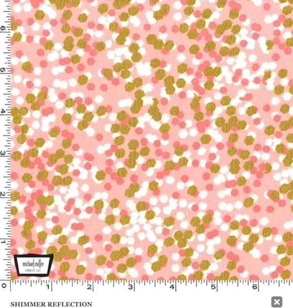 Brambleberry Shimmer Reflection Floral Metallic by Michael Miller MD6460 - Image 1 of 1