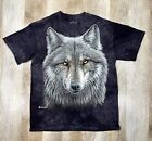 The Mountain Adult Medium Wolf Warrior Shirt Black Tie Dye Jeremy Paul 2016