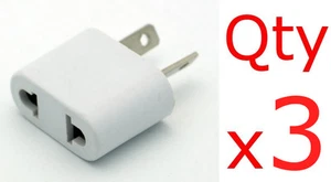 Australia / New Zealand Adapter 3pk - EU US to AU NZ China Plug Converter - Picture 1 of 5