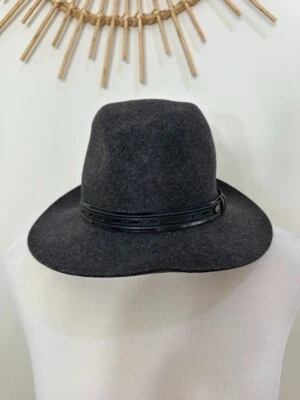 Sombrero Fedora Rag & Bone 'Abbott' de fieltro de lana gris talla M Foto 1 de 4