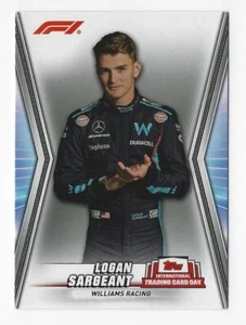 2023 Topps International Card Day #NTCD-F14 Logan Sargeant ~ Williams Racing - Imagen 1 de 2