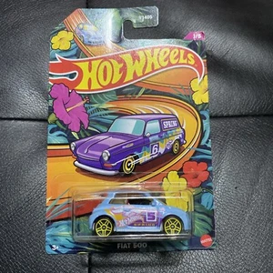 2024 Hot Wheels | Fiat 500 | Spring Series | Pastel Blue New | Limited # - Picture 1 of 2