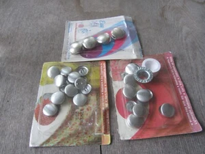 Lot of Self Button Covers New Packages Flat Kit Mixed Lot NIP: 4 pkg 1 not shown - Picture 1 of 2