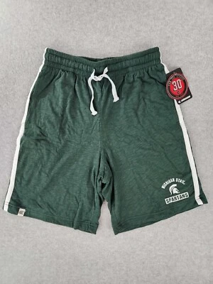 Pantalones Cortos Para Hombre Coliseo Verde Michigan State Spartans Thunder Atléticos Gimnasio PEQUEÑOS Foto 1 de 4