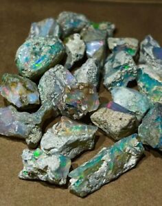 50  Cts Cut Grade Ethiopian Welo Opal Raw Lot AAA Grade Large Size Opal Rough