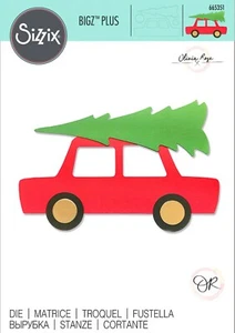Sizzix Bigz Plus die Car & Tree #665351 Retail $57.99 by Olivia Rose - Picture 1 of 3