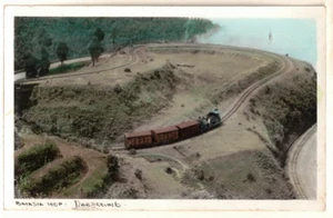 c1960 PC: Railroad Train on the Batasia Loop – Darjeeling, West Bengal, India - Picture 1 of 2