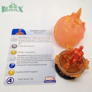 Heroclix Capitán América Set Antorcha Humana #058 ¡Figura súper rara con tarjeta! - Imagen 1 de 1