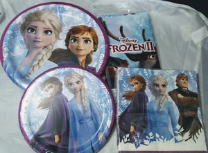 Disney FROZEN 2 Vajilla Cumpleaños Fiesta Suministro Servilletas Platos Cubierta de Mesa   - Imagen 1 de 6