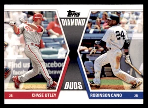2011 Topps Chase Utley / Robinson Cano Diamond Duos Series 2 card #DD-2 - Picture 1 of 2