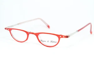 WAGNER & KÜHNER Halb-Brille Eyeglasses Smal Half 6614-300 Kleine Gläser Rot Red - Picture 1 of 5