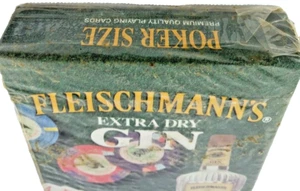 Mazzo di carte da gioco Fleischmann's Extra Dry Gin 1992 - promo vintage sigillato - Foto 1 di 6