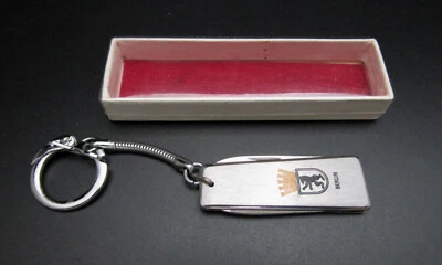 J.A. HENCKELS VINTAGE TASCHENMESSER MIT SCHLÜSSELANHÄNGER Made In Solingen 60er Jahre UNBENUTZTER ZUSTAND. - Bild 1 von 4