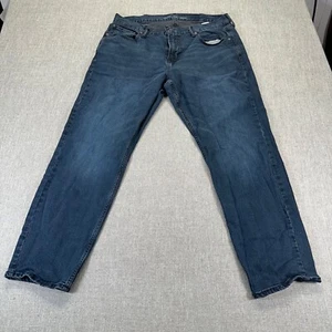 Old Navy Athletic Taper Jeans Mens 36x29 Blue Denim Built In Flex Dark Wash - Picture 1 of 9