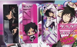 bookmark card set DuRaRaRa!! DRRR anime Orihara lzaya - Picture 1 of 2