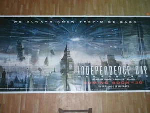 INDEPENDENCE DAY RESURGENCE 2016 ENGLISH Orig Promo SIX SHEET POSTER INDIA HUGE - Picture 1 of 3