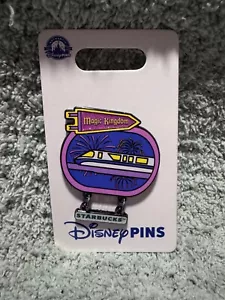 2025 Disney Parks Magic Kingdom Starbucks Mystery Pin Monorail Fireworks ONLY - Picture 1 of 2