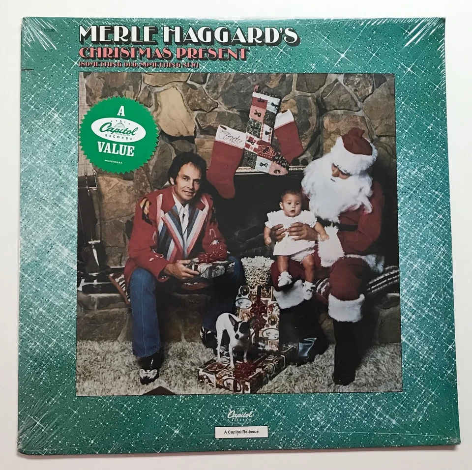 MERLE HAGGARD: Christmas Present (Vinyl LP Record Sealed) - Image 1 of 4