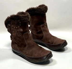The North Face Brown Suede Waterproof Boots 200 Primaloft Insulation- US Size 7 - Picture 1 of 14
