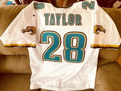 Fred Taylor Jacksonville Jaguars authentic Nike triple stitched white #28 jersey - Image 1 of 2
