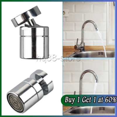 Kitchen Tap Head Water Saving Faucet Extender Sprayer Sink Spray Aerator Set UK