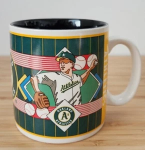 Oakland Athletics A's Coffee Mug 1993 Green MLB Baseball Sports Impressions (A8) - Picture 1 of 9