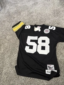 Mitchell Ness M&N Pittsburgh Steelers Jack Lambert jersey durene 48 XL USA Auto - Picture 1 of 6