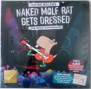 Mo Willems Naked Mole Rat Gets Dressed SEALED LP Knuffle Bunny Elephant & Piggie - Picture 1 of 3