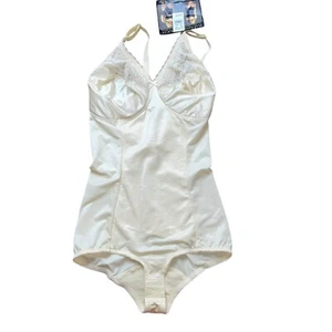 Va Bien Bodysuit Beige The Minus Touch Style 1291 Size 42D Instant Slimming - Picture 1 of 8