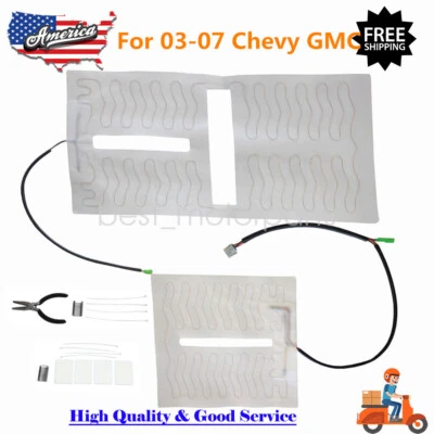 Driver/Passenger Bottom & Top Replace Heater Heating Element For 03-07 Chevy GMC Foto 1 de 4