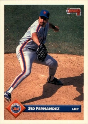 1993 Donruss Sid Fernandez #566 - Image 1 of 2