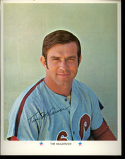 1971 Arco Tim McCarver Phillies Photo Card 8X10