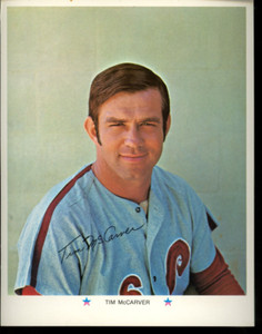 1971 Arco Tim McCarver Phillies Photo Card 8X10