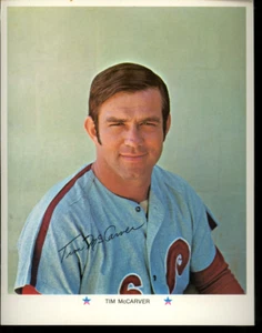 1971 Arco Tim McCarver Phillies Photo Card 8X10 - Picture 1 of 2
