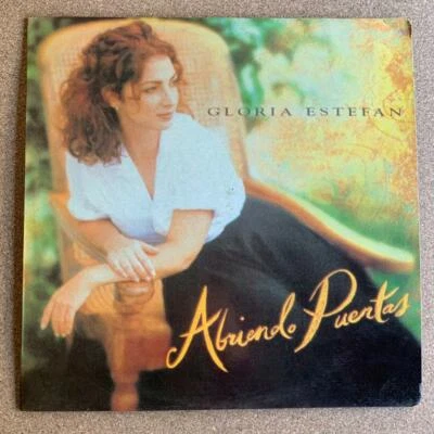 Gloria Estefan ‎– Abriendo Puertas [1995] Vinyl LP Electronic Latin Pop Ballad   - Image 1 of 2