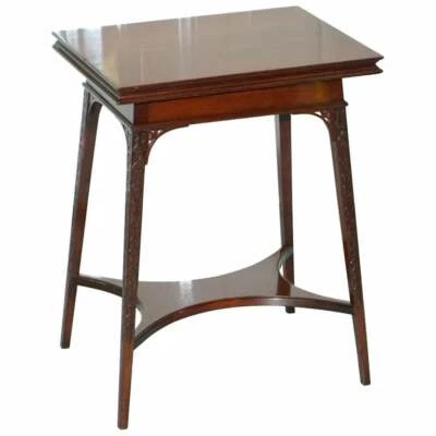 ORIGINAL RARE GILLOWS LANCASTER CIRCA 1789-95 MAHOGANY FOLD OVER GAME CARD TABLE - Image 1 of 4