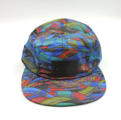 Entree LS 蓝色绿色红色图案印花可调节皮带帽 — 第 1/3 张图片