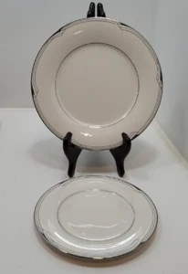 Vintage Noritake Sterling Cove Salad Plate 8 1/4" & Bread Plate 6 3/8" Japan - Picture 1 of 16