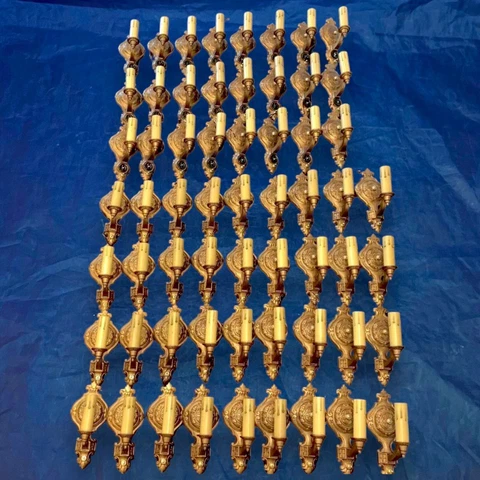 One Early 1920’s Antique Virden Wall Sconce Fixture 60 Available! Cover