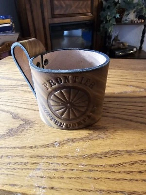 Frontier Coffee Company Leather Coffee Holder Case - Image 1 of 3