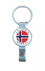 I Stand With Norway Bottle Opener Key Ring In Bag ENGRAVED FREE