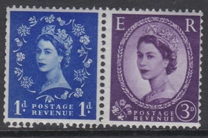 S24e & S80b Wilding Violet Phos both band Left wmk sideways Right UNMOUNTED MINT - Picture 1 of 1