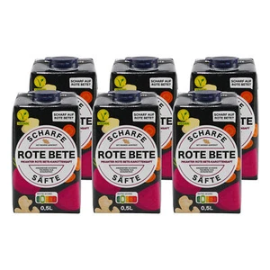 Scharfe Säfte Rote Bete mit Ingwer (12 x 0,5L) - Bild 1 von 6