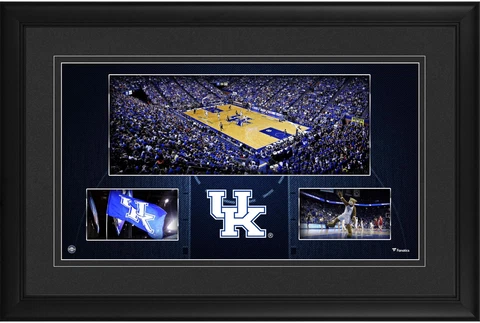 Kentucky Wildcats Framed 10x18 Rupp Arena Panoramic Collage Cover