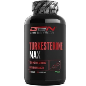 Turkesteron Max - 120 Kapseln - 1510 mg Extrakt 10:1 / Tag - Hochdosiert + Vegan - Bild 1 von 9