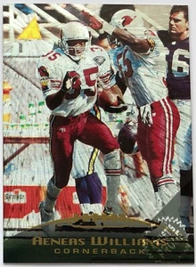 AENEAS WILLIAMS 1995 Pinnacle Trophy Collection Artist's Proof Parallel #141 NFL - Bild 1 von 2