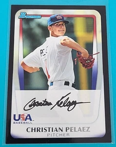 2011 Bowman Draft Picks & Prospects #BDPP104 Christian Pelaez BASEBALL Card V6 - Picture 1 of 2