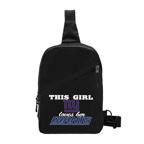 This Girl Loves Her New York Giants Chest Package Folding Cross-body Bags Cover